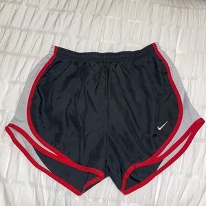 Black and White Nike Tempo Dri-Fit Shorts